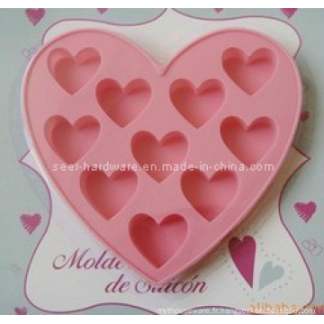 Moule en gâteau en forme de coeur en silicone (SE-294)